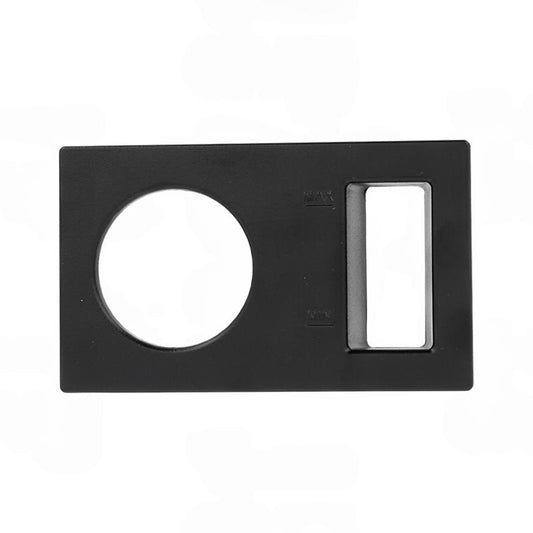 Front Cover til Vandstandsindikator – Mat Sort – Nuova Simonelli Aurelia – 05000817.NO