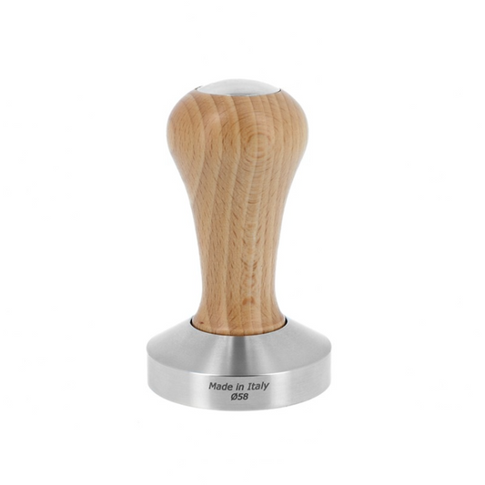 Tamper 58 mm – Naturlig Bøg – Ergonomisk Håndtag
